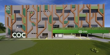 Fachada do COC Lauro de Freitas em 3D (2)