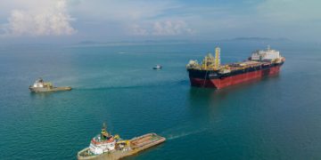 Bacalhau FPSO sail away