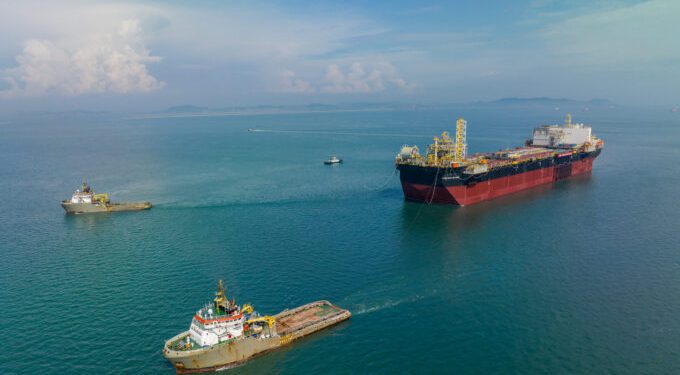 Bacalhau FPSO sail away